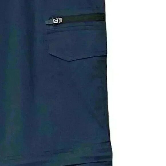 B.C. Clothing Co. Convertible Pant XL x 30 Navy Outdoor Hiking Cargo Utility NWT - Picture 8 of 13